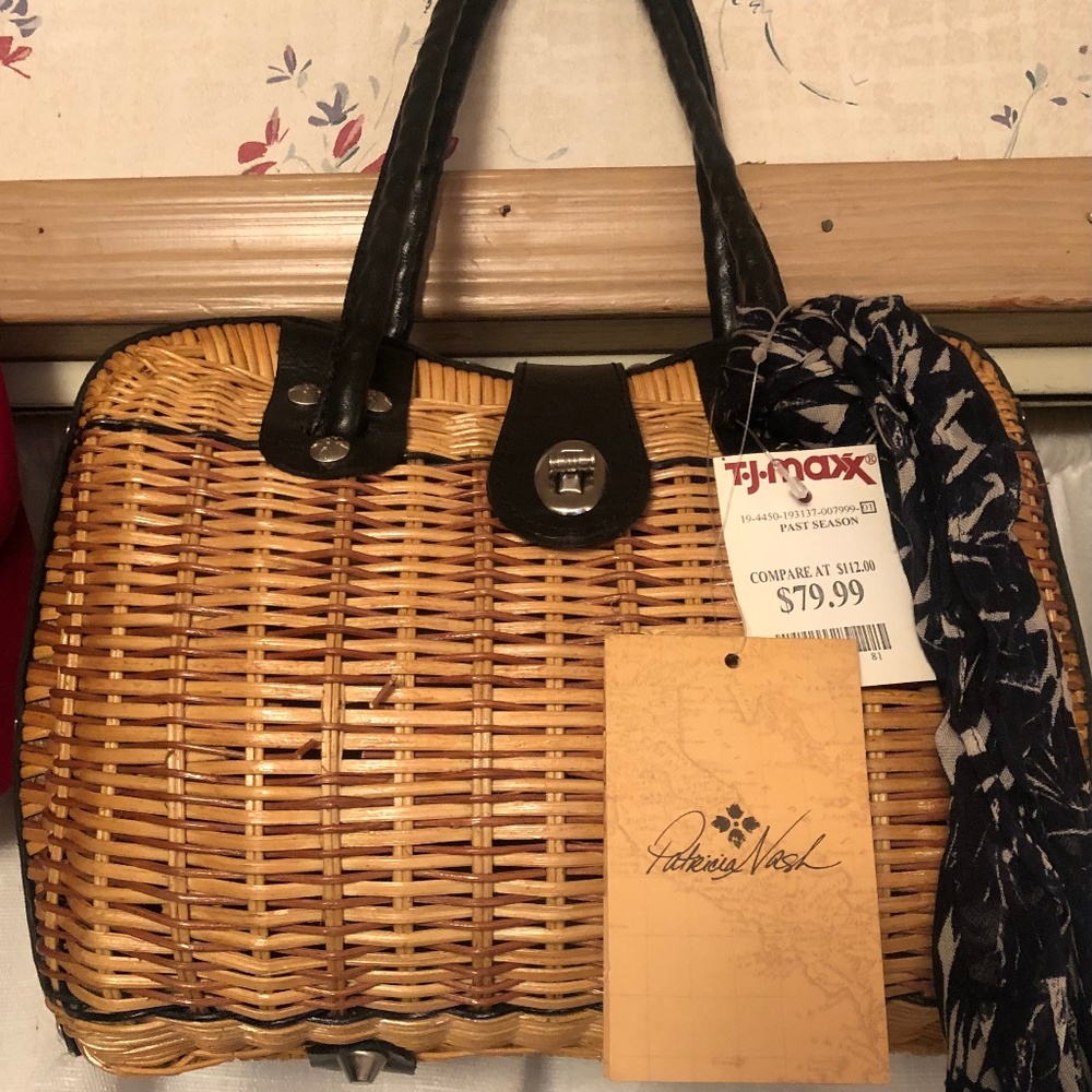 Patricia Nash Wicker Purse